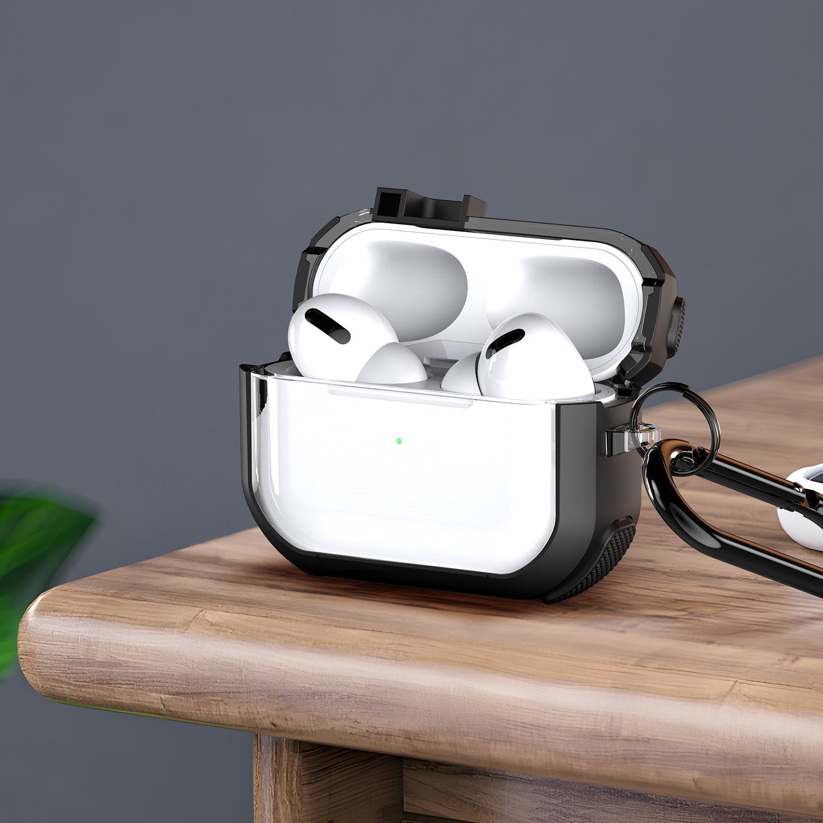 DUX DUCIS PECD Series for Apple AirPods Pro 2 Earphones Case Shockproof Protection Cover with Keychain DUX DUCIS PECD Series for Apple AirPods Pro 2 Earphones Case Shockproof Protection Cover with Keychain